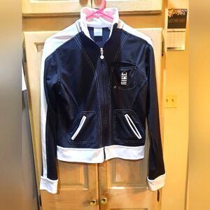 Nike Y2K Youth Track Jacket Size Medium (8-10) Black And White
